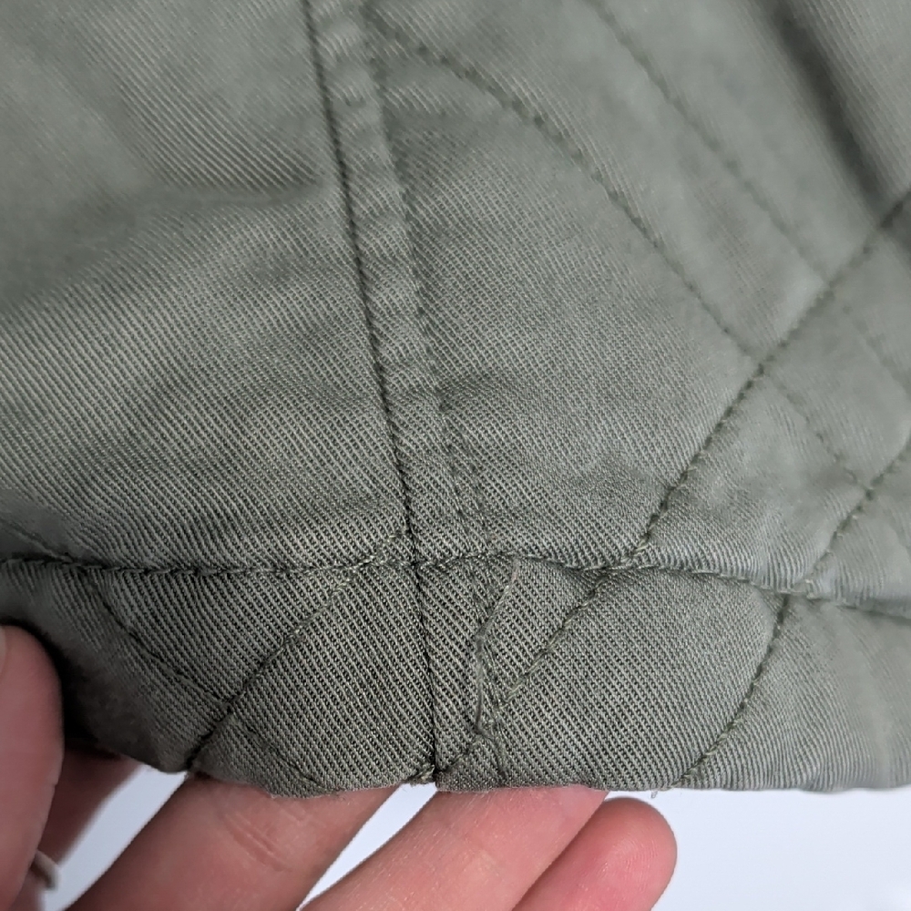 Maurices Sage Green Quilted Bomber Jacket - Picture 7 of 7
